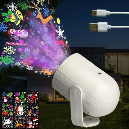 Christmas Pattern LED Projection Light